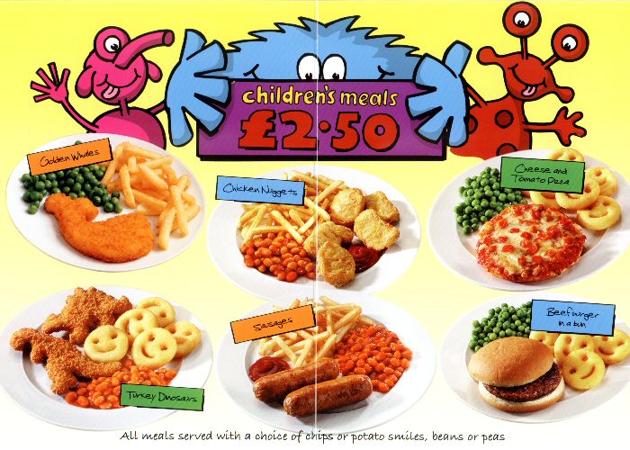 Healthier Children's Menus